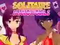 Spel Solitaire Manga Flickor på nätet