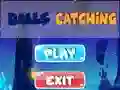 Spel Fånga bollar på nätet Spel Fånga bollar på nätet