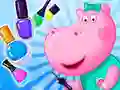 Spel Hippopotam Manikyrsalong pÄ nÀtet Spel Hippopotam Manikyrsalong pÄ nÀtet