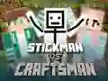 Spel Stickman mot Hantverkare på nätet