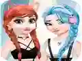 Spel Klä upp och sminka Elsa och Anna på nätet Spel Klä upp och sminka Elsa och Anna på nätet
