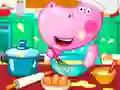 Spel Hippopotamus Matlagarskola på nätet