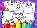 Spel Peppa Pig Målarbok på nätet Spel Peppa Pig Målarbok på nätet