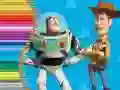 Spel Färgbok för Toy Story på nätet