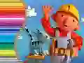 Spel Målarbok för Bob Byggare på nätet