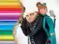 Spel Målarbok för Despicable Me att skriva ut på nätet