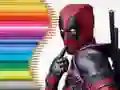 Spel Färgbok för Deadpool på nätet
