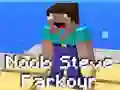 Spel Noob Steve Parkour pÄ nÀtet Spel Noob Steve Parkour pÄ nÀtet