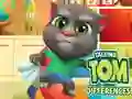 Spel Talking Tom: Hitta skillnaderna på nätet