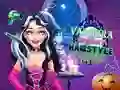 Spel Vampira Spooky Hårstil Utmaning på nätet