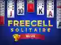 Spel Freecell Solitaire Blå på nätet
