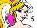 Spel Prinsessa FÀrgning Efter Nummer pÄ nÀtet Spel Prinsessa FÀrgning Efter Nummer pÄ nÀtet