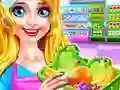 Spel Supermarkes Flicka Städning på nätet