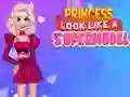 Spel Prinsessan ser ut som en supermodell på nätet