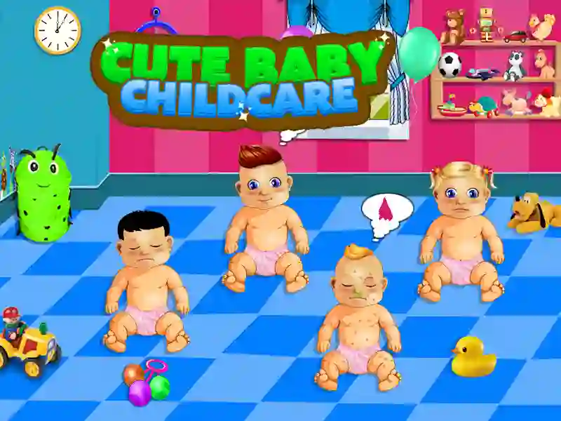 Spel Söt babybarnomsorg på nätet