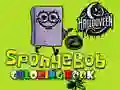 Spel SpobgeBob Halloween Färgbok på nätet