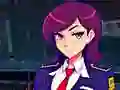 Spel Polisdamer - Anime Klickare på nätet