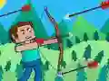 Spel Noob Bågskytt Monsterattack på nätet