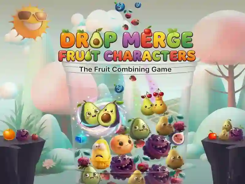 Spel Drop Merge Fruit Characters på nätet