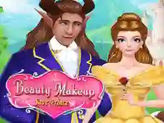 Spel Skönhetsmakeup: Rädda prinsen på nätet