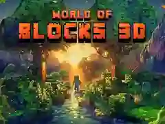 Spel Världen av block 3D på nätet