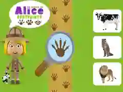 Spel Alice Fotspår Världen på nätet