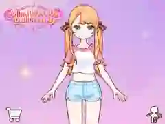 Spel Anime Docka Klä upp på nätet