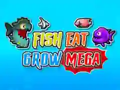 Spel Fisk Äter Växer Mega på nätet