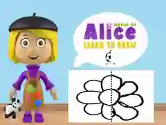Spel Alice Världen: Lär Dig Rita på nätet