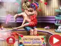 Spel Prickig Flicka Sauna Flirting på nätet