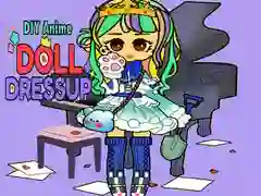 Spel DIY Anime Docka Klä På på nätet