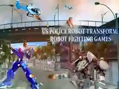Spel US Police Robot Transform: Robot Strids Spel på nätet