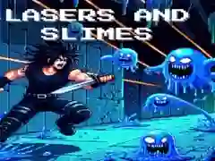 Spel Lasrar och Slemm på nätet