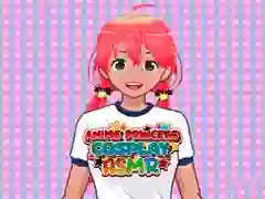 Spel Anime Prinsessa Cosplay ASMR på nätet