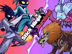 Spel Stick Ninja Överlevnad på nätet