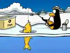 Spel Club Penguin: Isfiske på nätet