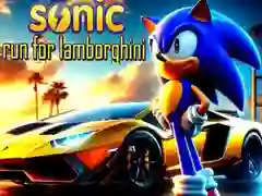 Spel Sonic Spring för Lamborghini på nätet