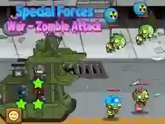 Spel Specialstyrkor Krig - Zombieattack på nätet