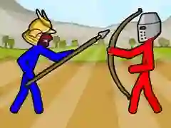 Spel Stickman: Kungarikets Kollision på nätet