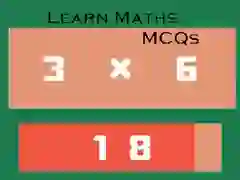 Spel Lär dig matematik: Flervalsfrågor på nätet