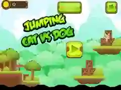 Spel Hoppa Katt Mot Hund på nätet