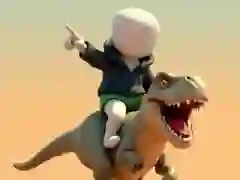 Spel Stickman. Dinosaur Arena på nätet