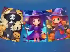 Spel Skrämmande Halloween pussel på nätet