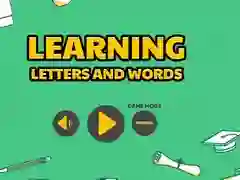 Spel Lära Bokstäver och Ord på nätet