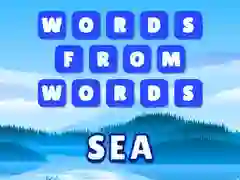 Spel Ord från ord: Hav på nätet