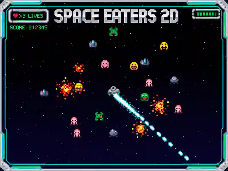 Spel Space Eaters 2D på nätet