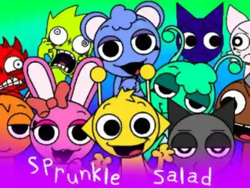 Spel Strö sallad på nätet