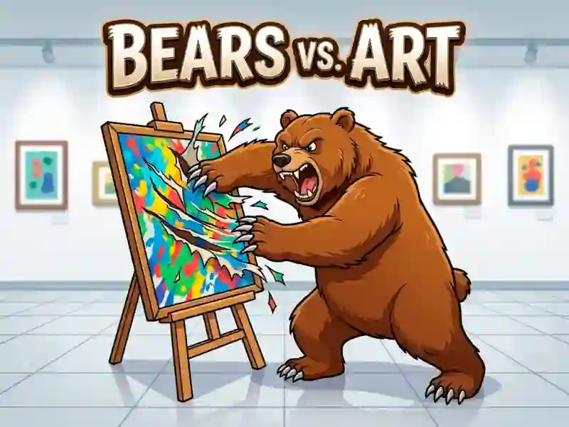 Spel Bears vs. Art på nätet