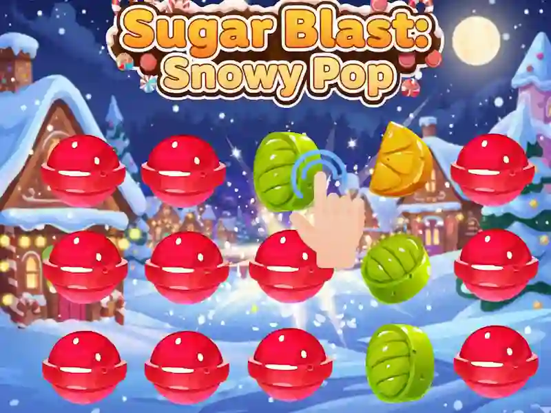 Spel Sugar Blast: Snowy Pop på nätet