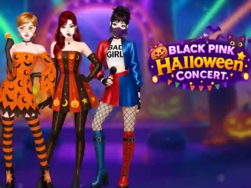 Spel Svart Rosa Halloween-konsert pÄ nÀtet Spel Svart Rosa Halloween-konsert pÄ nÀtet